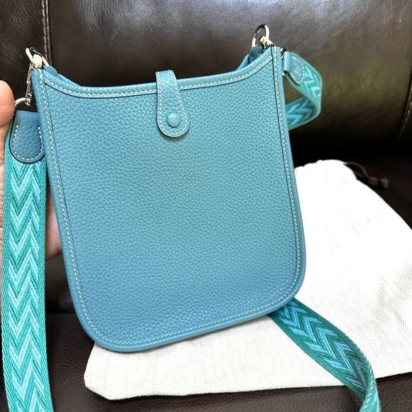 Hermes EVELYNE 16 Blue Jean Used Once - Picture 5 of 14